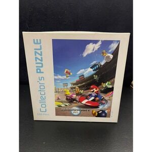 Nintendo Mario Kart Wii Collectors Puzzle 550 Piece Jigsaw 18x24 Mario Luigi Box